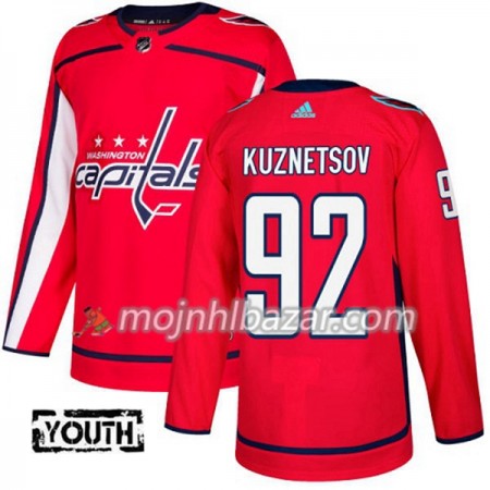 Dresovi Washington Capitals Evgeny Kuznetsov 92 Adidas 2017-2018 Crvena Authentic - Dječji Dresovi Washington Capitals Evgeny Kuznetsov 92 Adidas 2017-2018 Crvena Authentic - Dječji